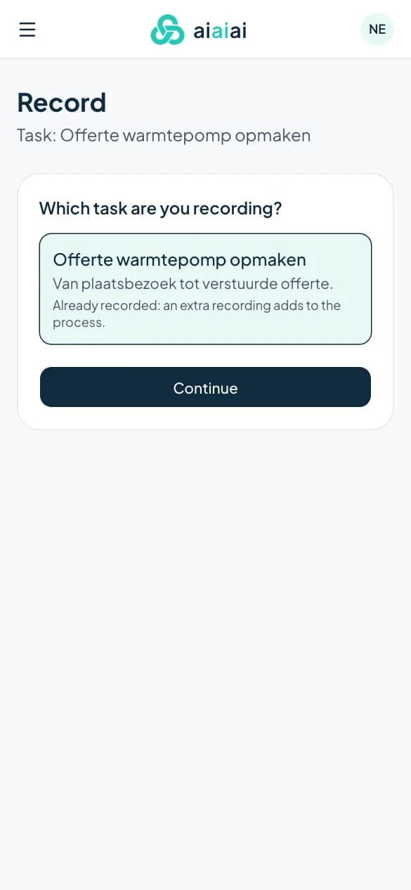 Recording on a computer or phone